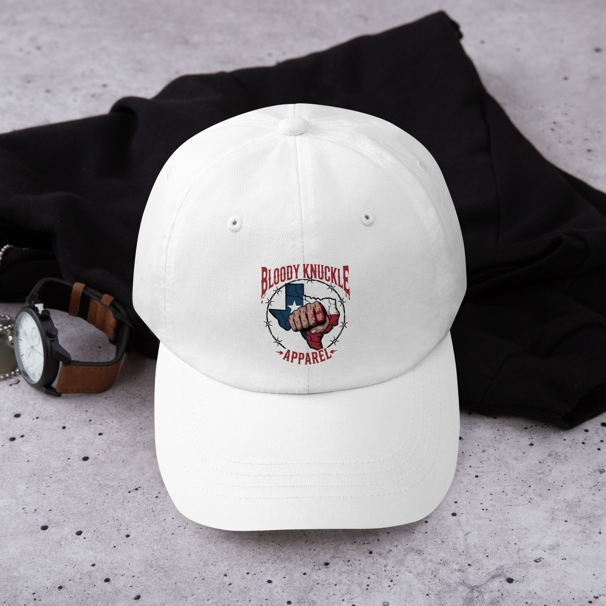 classic-dad-hat-white-front-696576a48801c.jpg Dad hat - Image 1