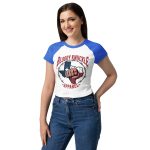 Women’s micro rib raglan baby tee - Image 8